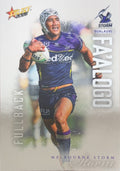 Sualauvi Fa'alogo #95 Melbourne Storm | 2026 Select NRL League Heroes Silver (front)