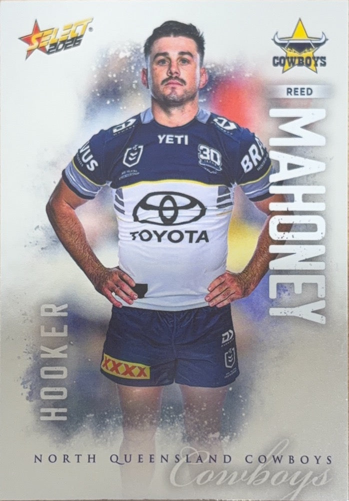 Reed Mahoney #126 | 2026 Select NRL League Heroes Silver (front)