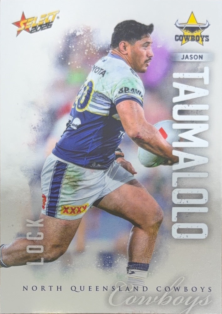 Jason Taumalolo #130 | 2026 Select NRL League Heroes Silver (front)