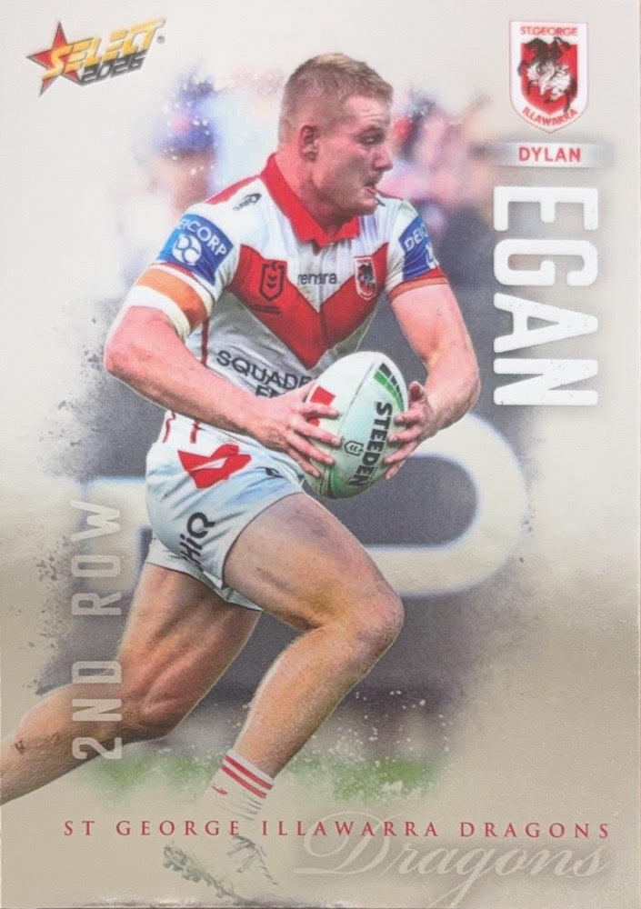 Dylan Egan #172 | 2026 Select NRL League Heroes Silver (front)