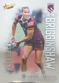 Ali Brigginshaw #222 Brisbane Broncos | 2026 Select NRL League Heroes Silver (front)