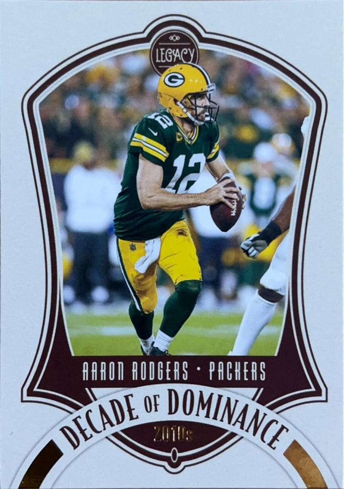 Aaron Rodgers #DD-20 | 2021 Panini Legacy Decade of Dominance (front)