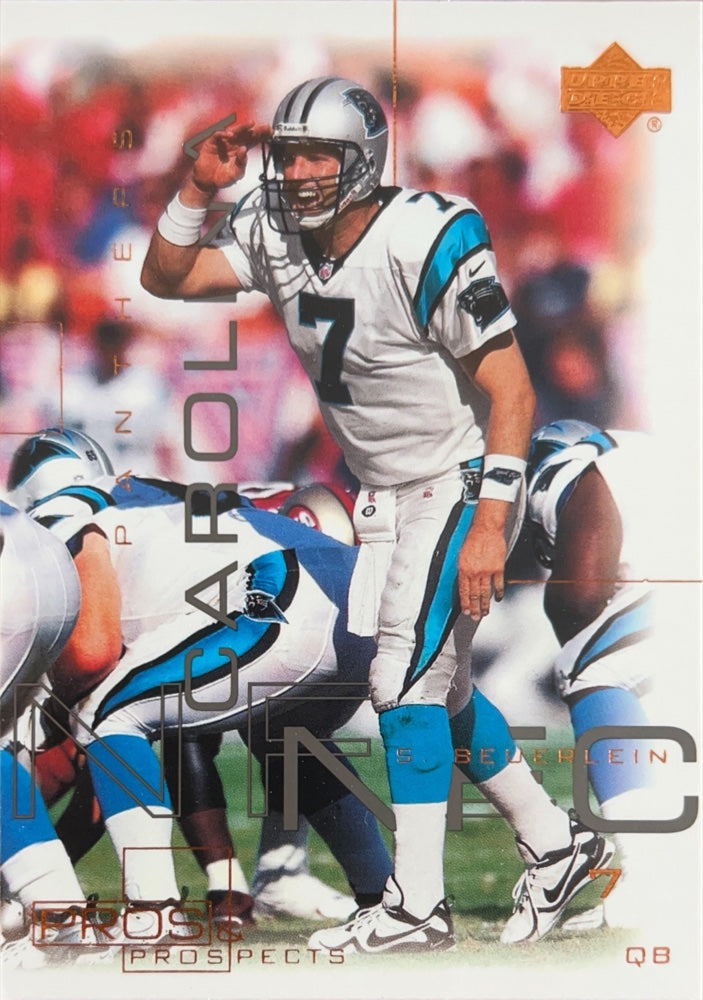 Steve Beuerlein #12 | 2000 Upper Deck Pros and Prospects (front)