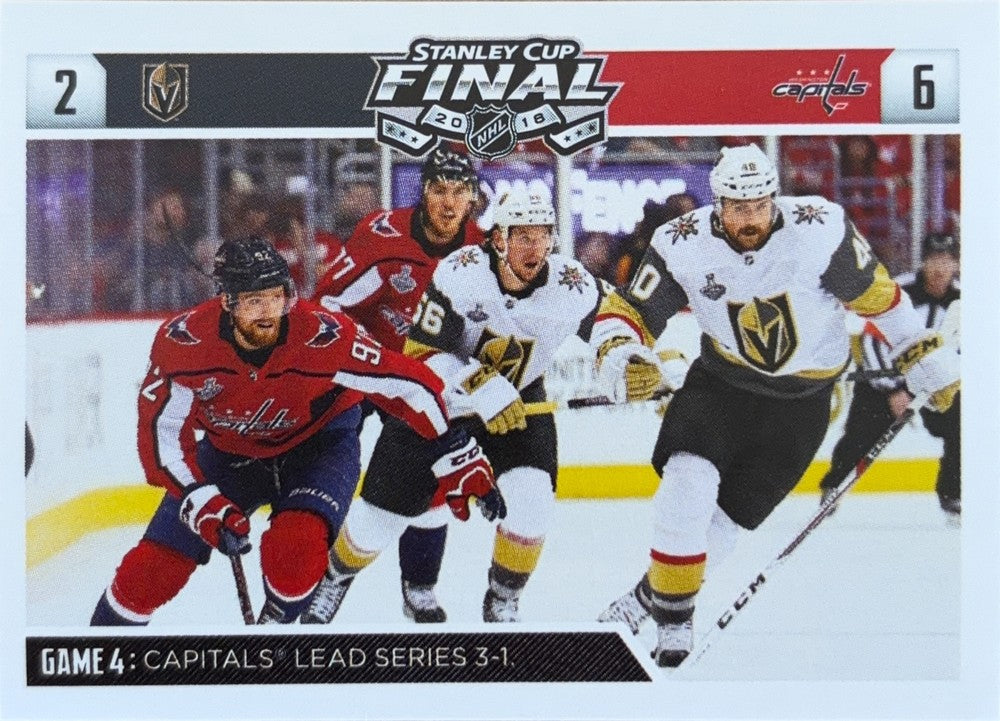 Game 4 #563 2018 Stanley Cup Final | 2018-19 Panini NHL Sticker Collection (front)