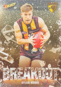 Dylan Moore #B48 Hawthorn Hawks | 2025 Select AFL Footy Stars Breakout (front)