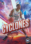 Malique Lewis #C-15 | 2024-25 Topps Chrome NBL Cyclones Refractor (front)