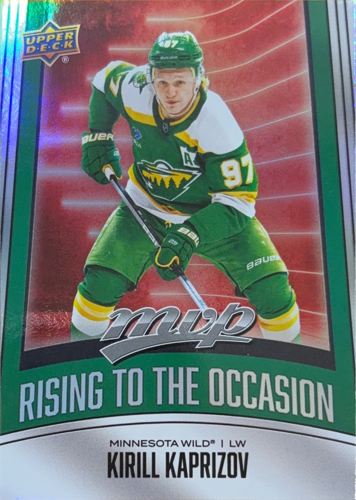Kirill Kaprizov #RO-11 | 2025-26 Upper Deck MVP Rising to the Occasion (front)