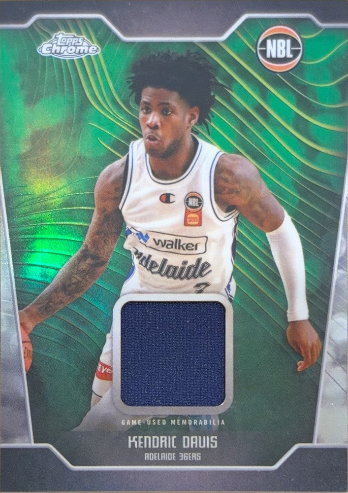 Kendric Davis #NR-KD Adelaide 36ers | 2024-25 Topps Chrome NBL Relics JERSEY (front)