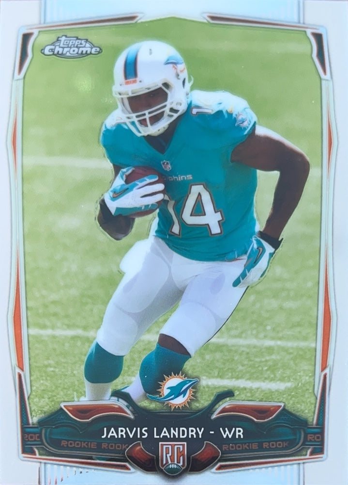 Jarvis Landry #177 Miami Dolphins Rookie | 2014 Topps Chrome | NFL Football (front)