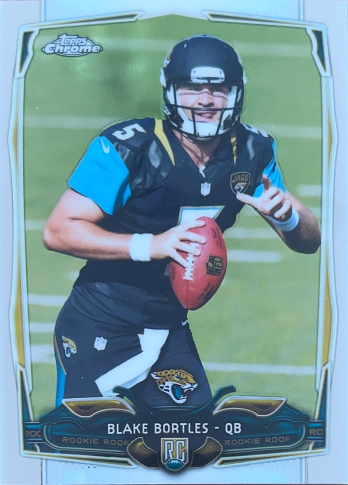 Blake Bortles #187 Rookie | 2014 Topps Chrome | NFL Football (front)