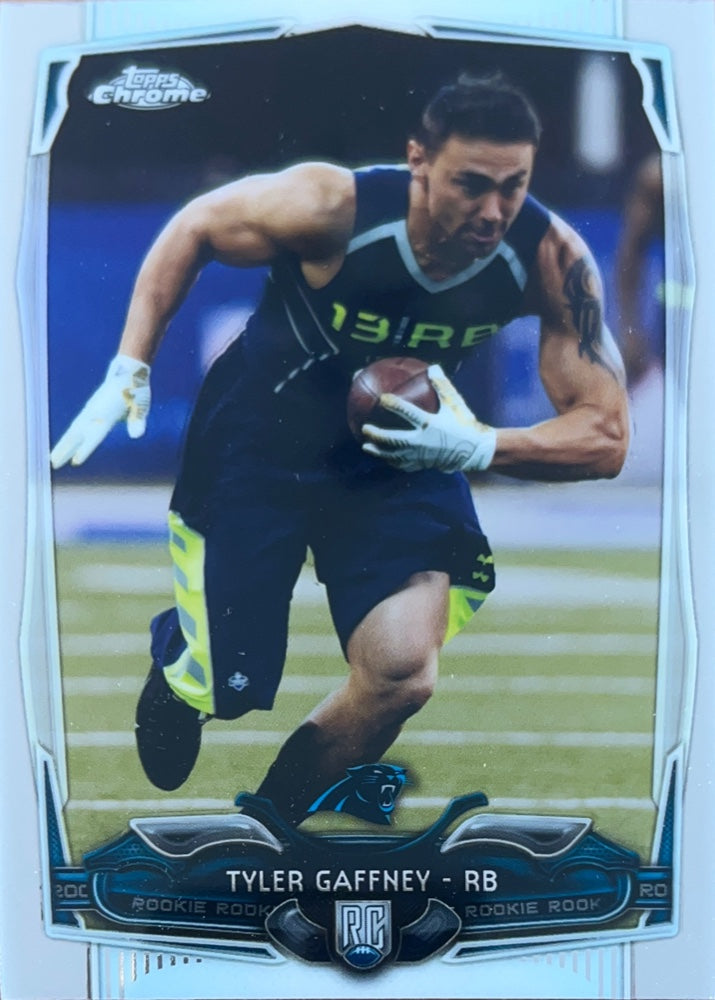 Tyler Gaffney #196 Carolina Panthers Rookie | 2014 Topps Chrome | NFL Football (front)