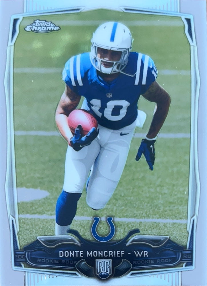 Donte Moncrief #197 Indianapolis Colts Rookie | 2014 Topps Chrome | NFL Football (front)