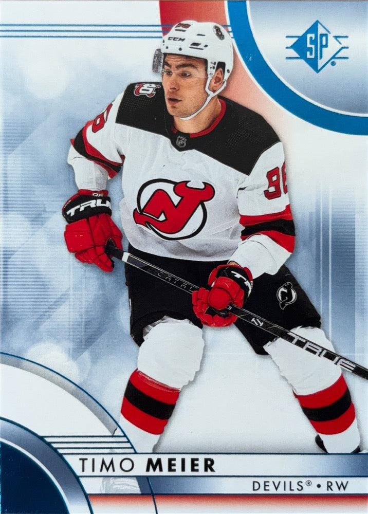Timo Meier #56 New Jersey Devils | 2023-24 SP Blue (front)