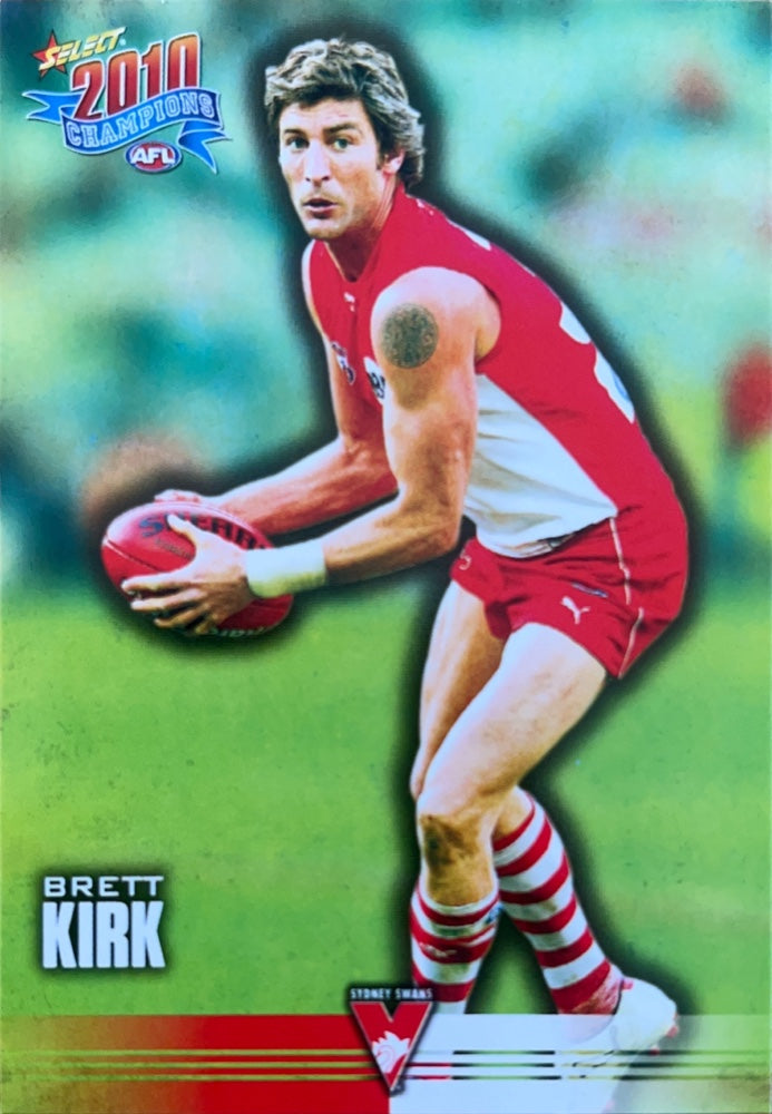 Brett Kirk #162 Sydney Swans | 2010 Select AFL Champions (front)