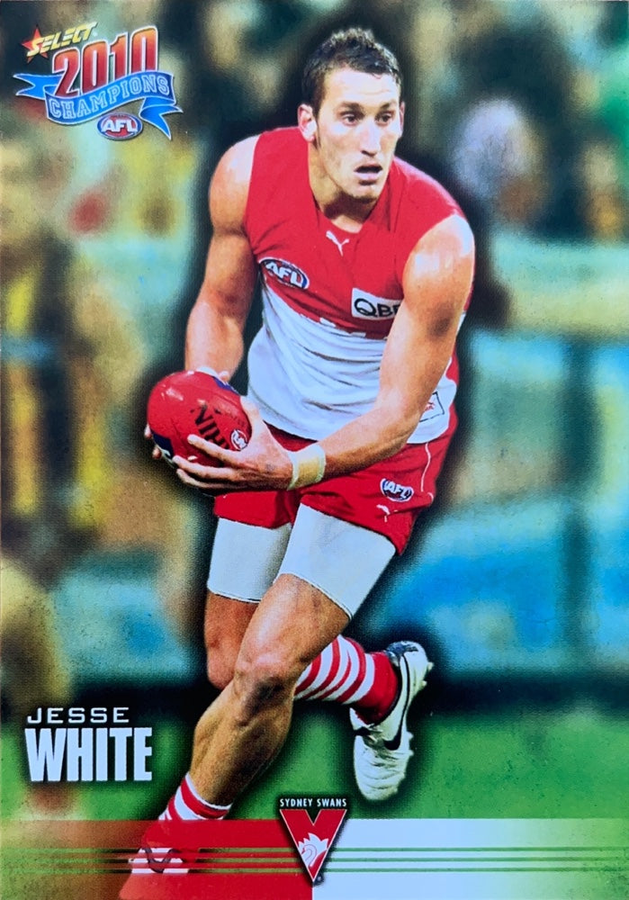 Jesse White #165 Sydney Swans | 2010 Select AFL Champions (front)