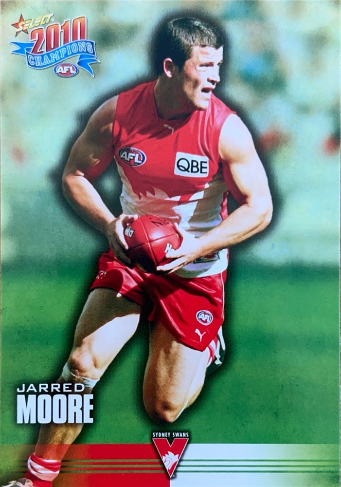 Jarred Moore #170 Sydney Swans | 2010 Select AFL Champions (front)
